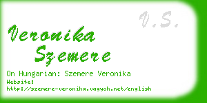 veronika szemere business card